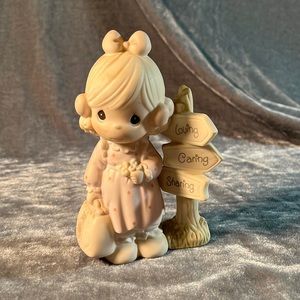 Precious Moments Loving, Caring and Sharing Along The Way Figurine